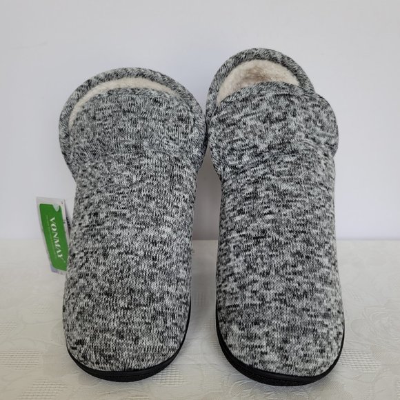 VONMAY Women's Slippers Booties with Memory Foam Indoor/Outdoor-Grey color-W10M⭐ - Picture 6 of 15